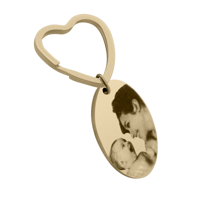 Personalizovaný Oválný Přívěsek na Klíče s...