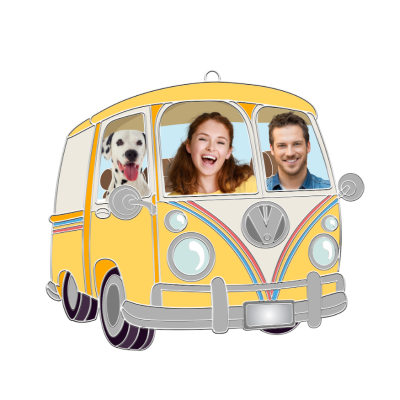 Přívěsek na Klíče Retro Karavan s...