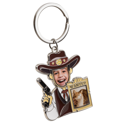 Přívěsek na Klíče s Plakátem Wanted a...